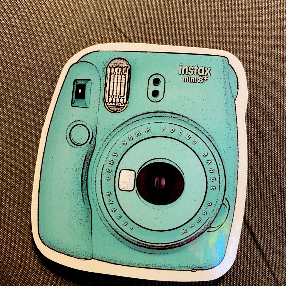 🌈20/$5🌈 Instax Mini 8 Blue Camera Sticker